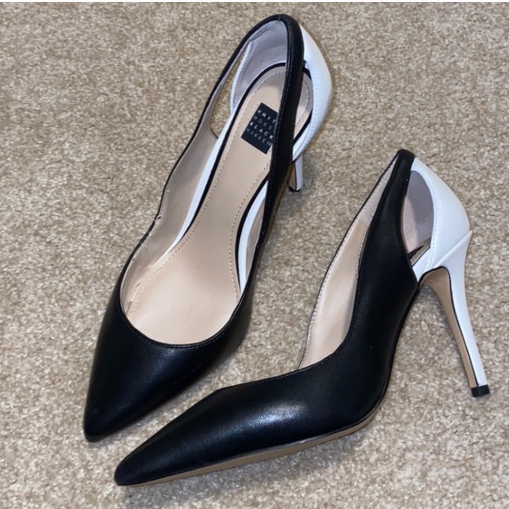 Olivia Black & White Pumps